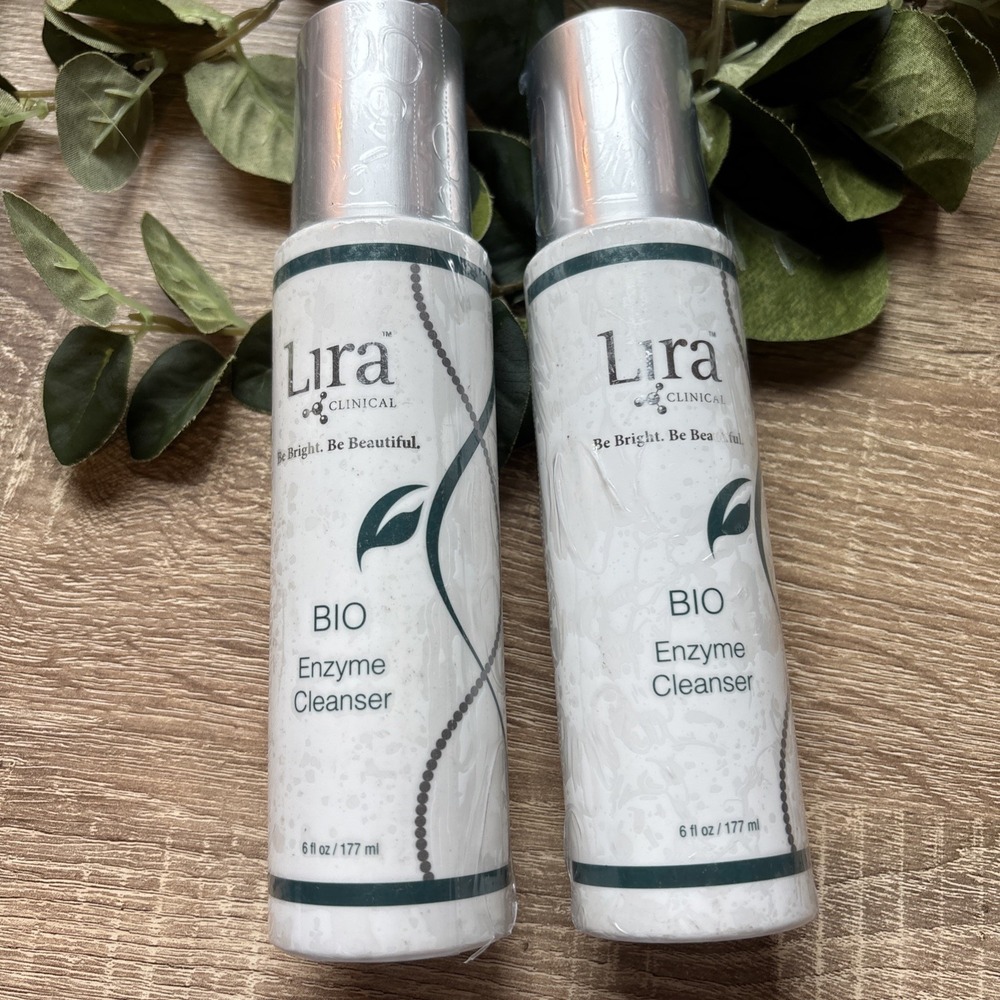 LOT OF 2 LIRA BIO ENZYME CLEANSER 6FL.OZ/177ML NEW